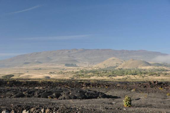 Aproximando-se do Mauna Kea, a maior montanha da Big island, do Hawaii e do mundo!